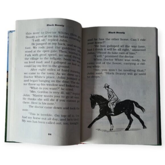 Black Beauty Hardcover Book - Picture 6 of 9
